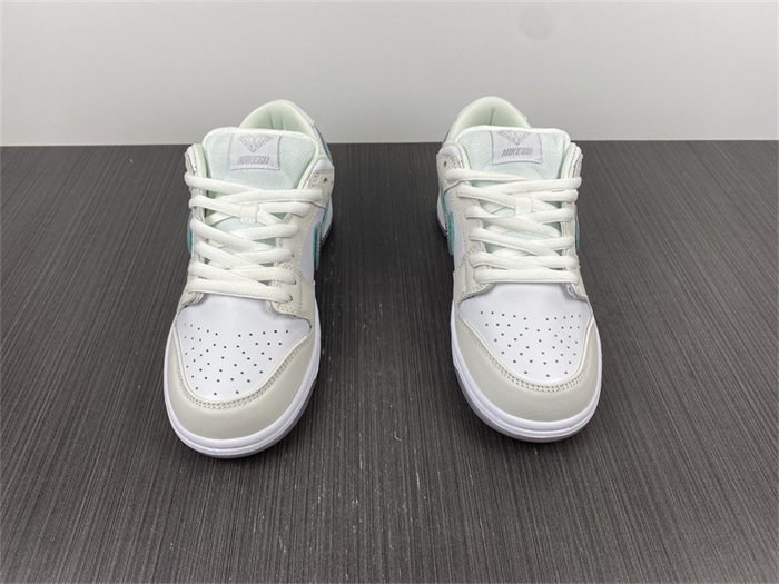 nike sb dunk low Di*m*nd s*pply co white Di*m*nd bv1310-100
